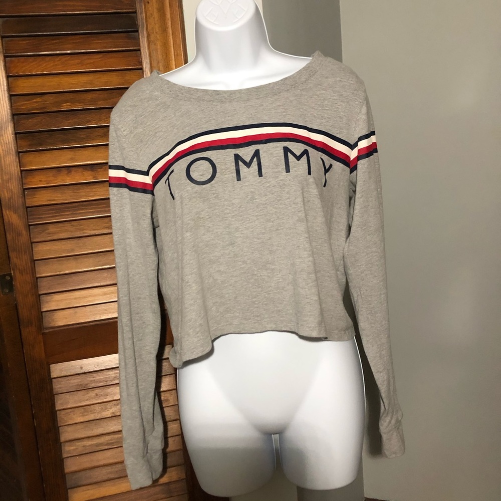 Tommy Hilfiger grey long sleeve